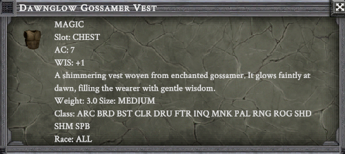 DAWNGLOW GOSSAMER VEST item card